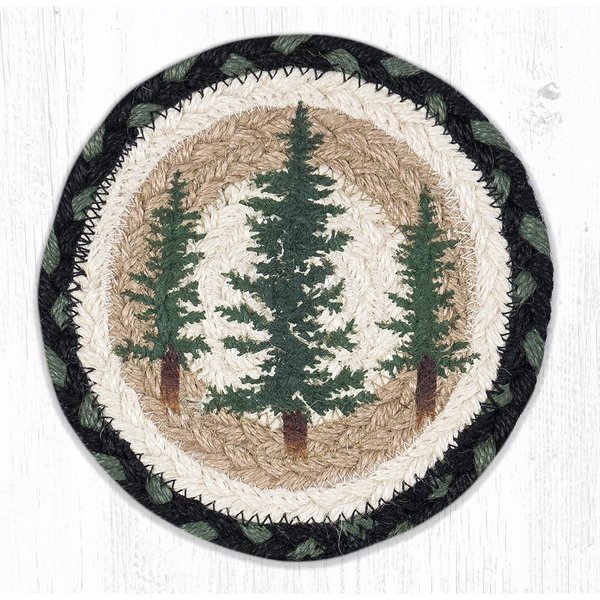 Capitol Importing Co 7 x 7 in. LC-116 Tall Timbers Round Large Coaster 79-116TT
